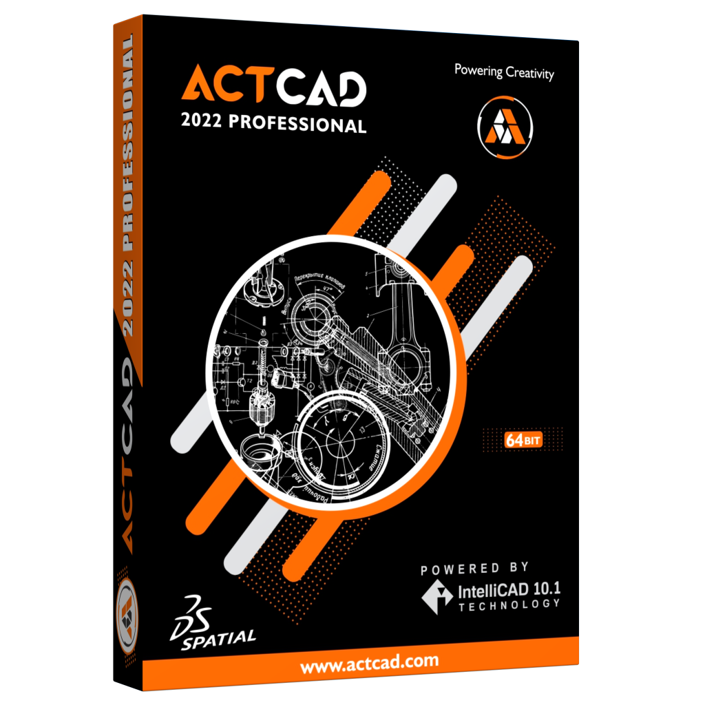 ActCAD 2022 Professional (Network Floating License) Upgrade